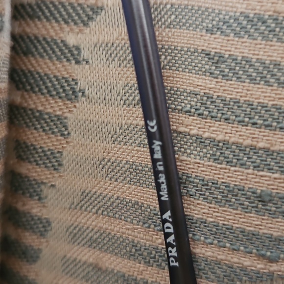 🦋HP🦋PRADA Vintage 1st Series Sunglasses VPR 62B 59-12 Blue - Picture 7 of 10